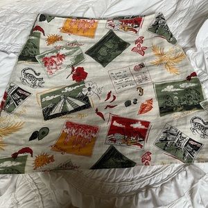 Reformation Postcard Linen Skirt